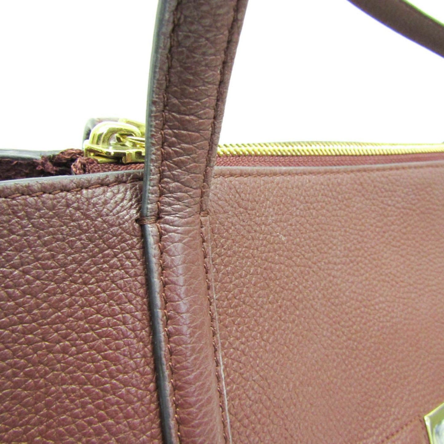 Salvatore Ferragamo, Burgundy, Leather, tote