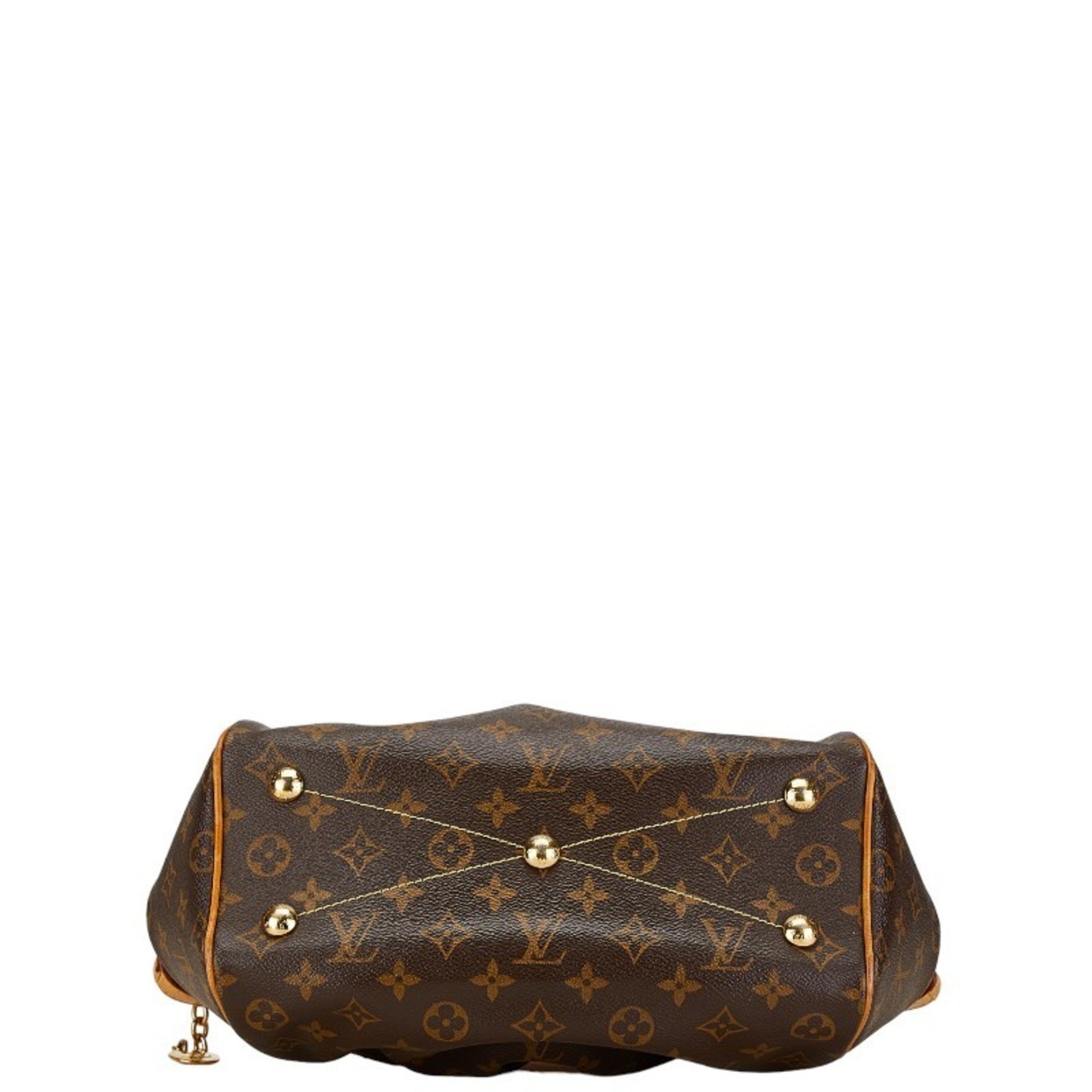 Louis Vuitton Tivoli, Brown, Canvas, tote