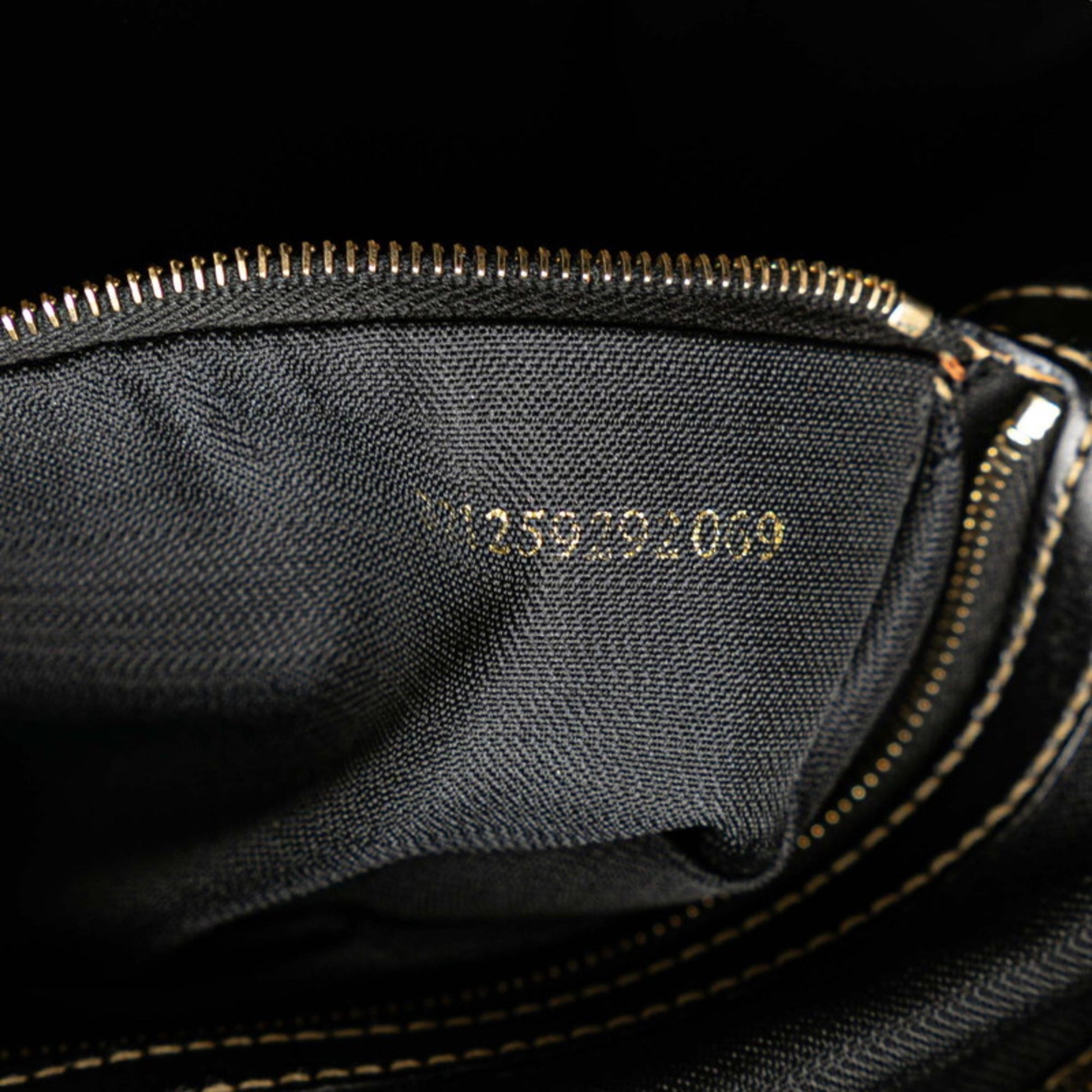 Fendi Zucchino, Grey, Canvas, backpack