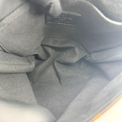 Louis Vuitton Locky Monogram Canvas with Leather, Black, Canvas, Handbag