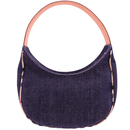 Burberry Nova Check, Navy, Denim - Jeans, shoulder
