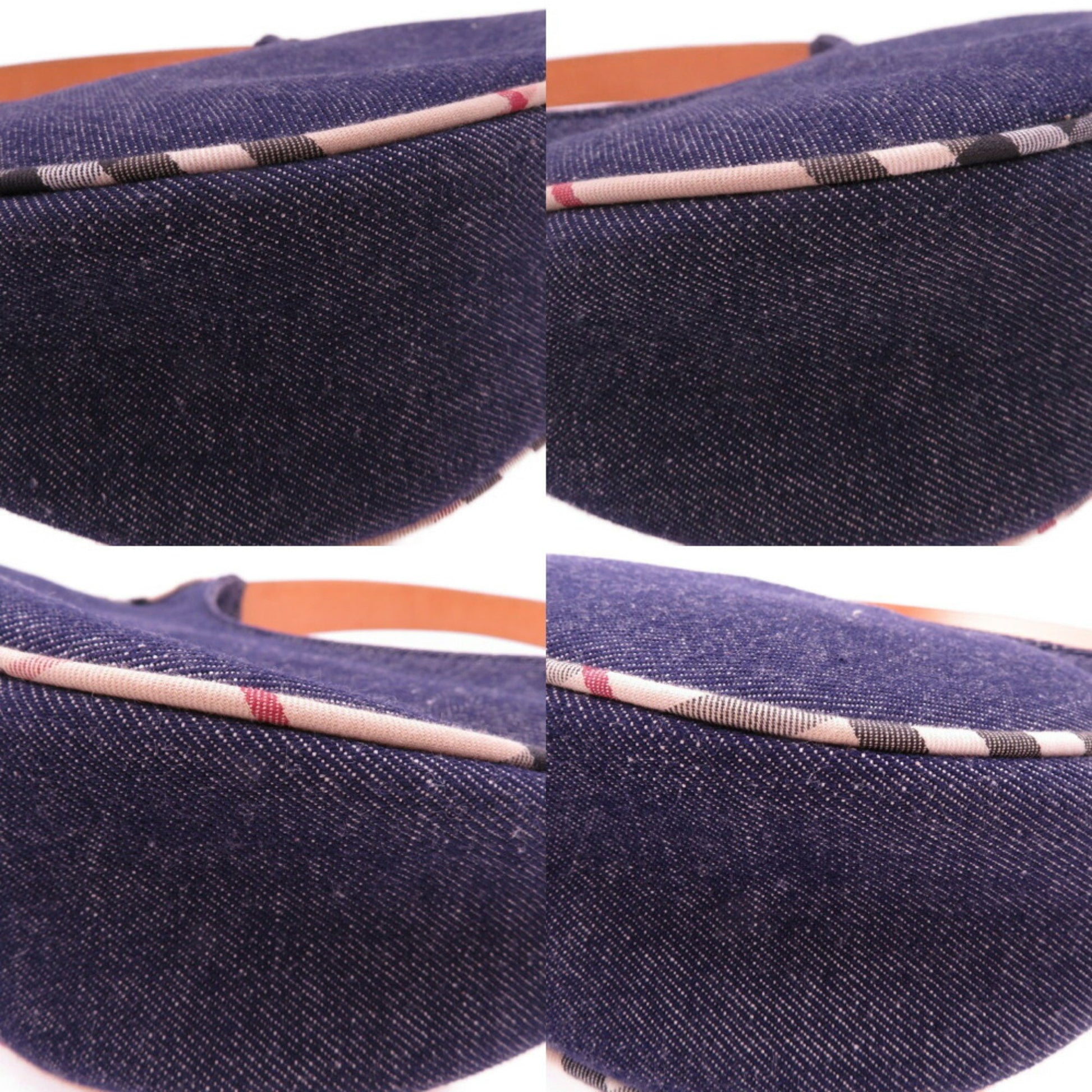 Burberry Nova Check, Navy, Denim - Jeans, shoulder