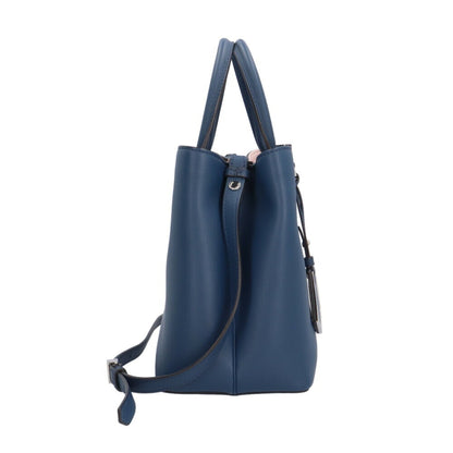 Fendi 2Jours, Navy, Leather, shoulder