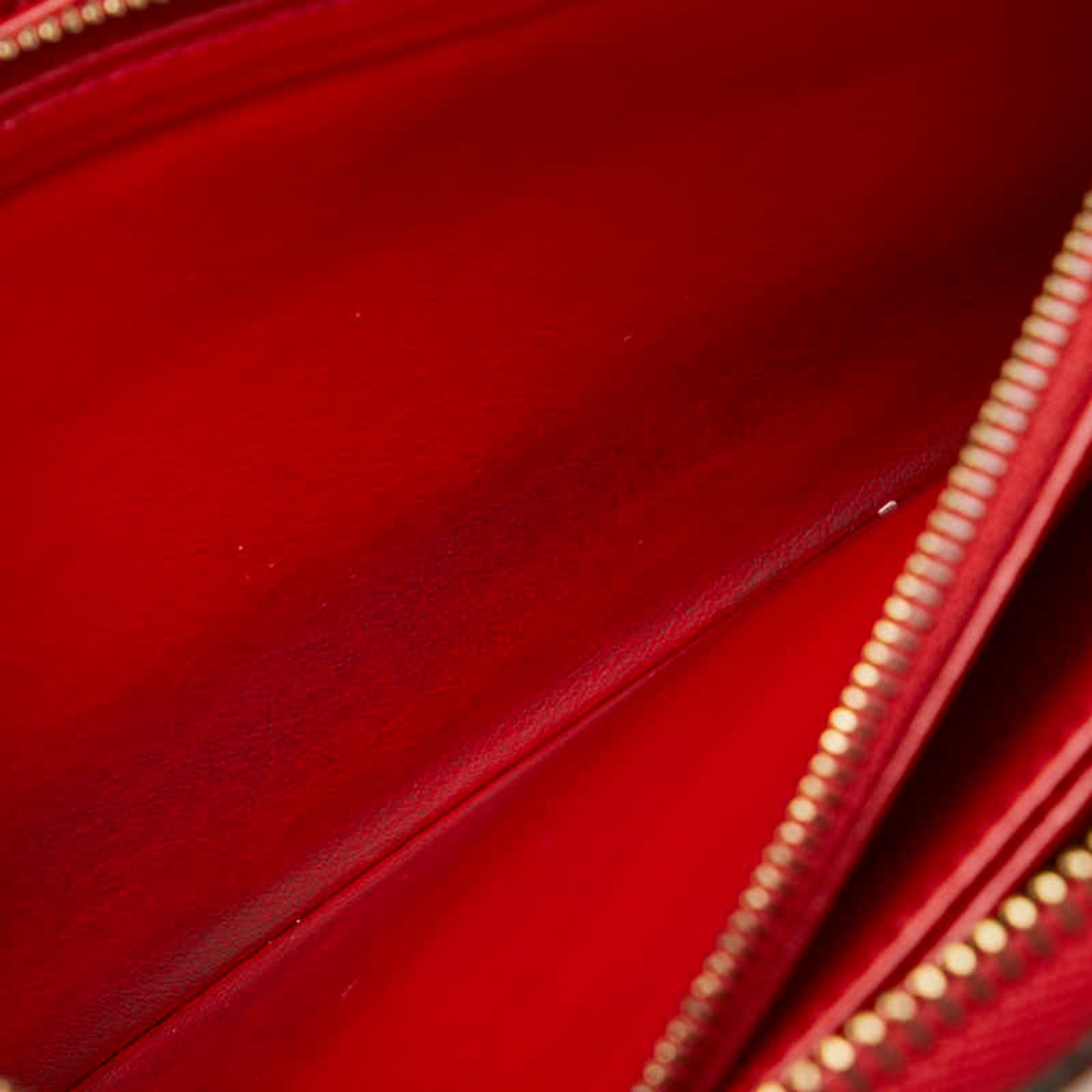 Louis Vuitton Zippy wallet, Red, Leather, wallet