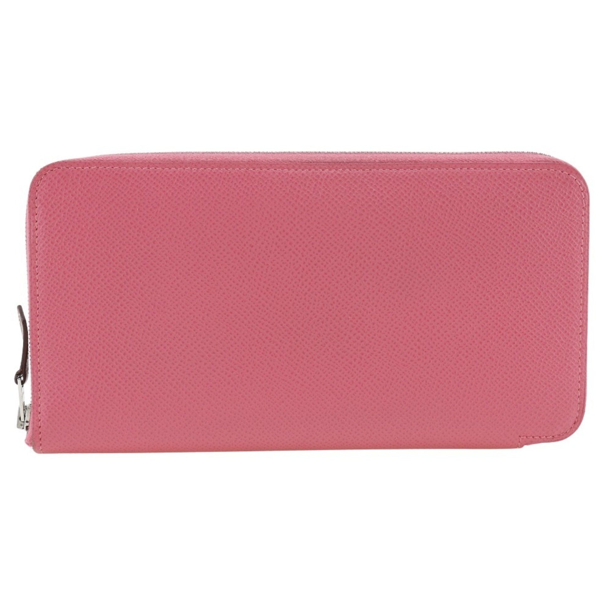 Hermès Azap, Pink, Leather, wallet