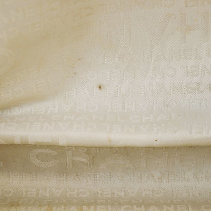 Chanel Marshmallow, Beige, Canvas, handbag