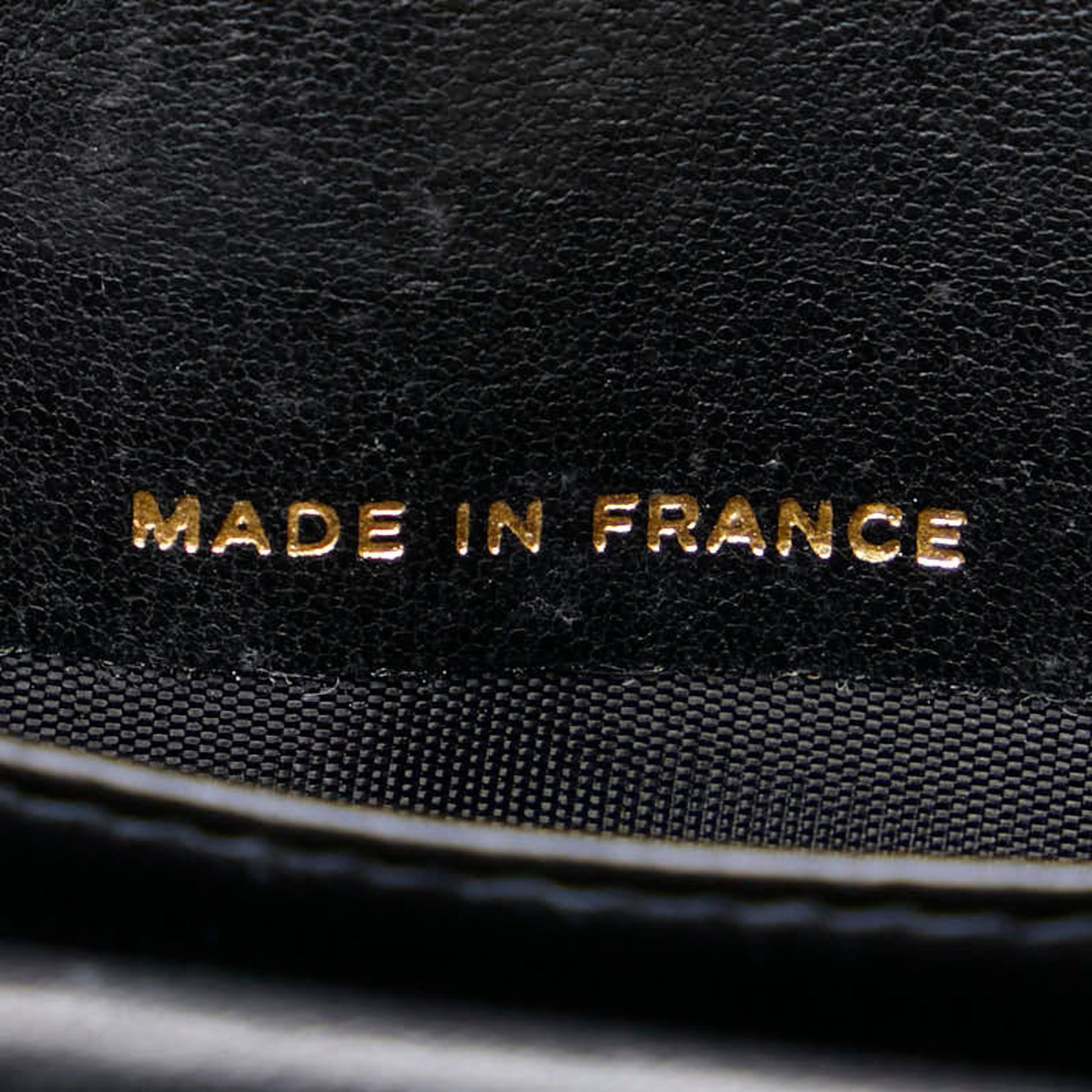 Chanel Logo CC, Black, Leather, wallet