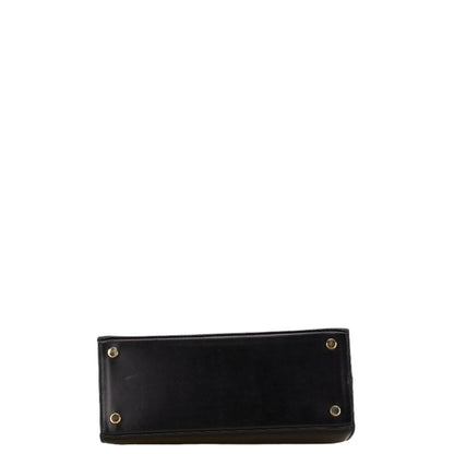 Salvatore Ferragamo Vara, Black, Leather, handbag