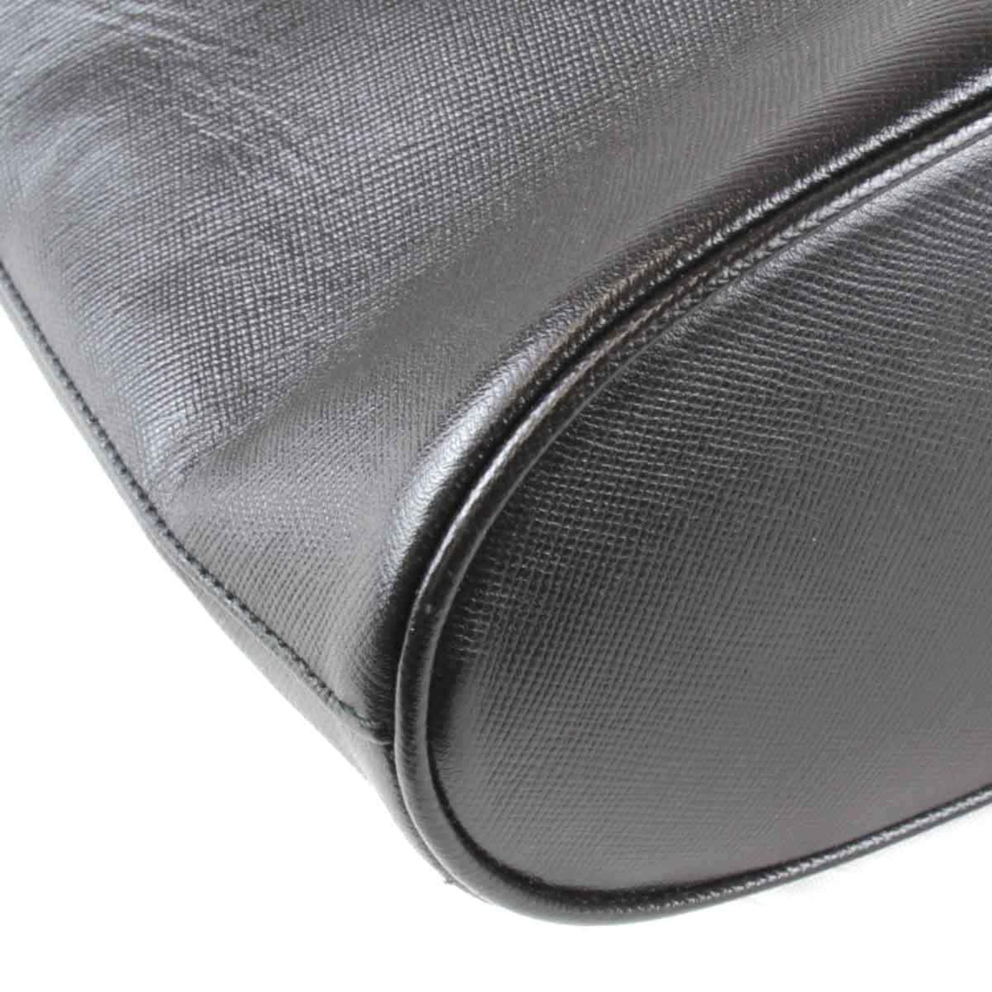 Salvatore Ferragamo, Black, Leather, handbag
