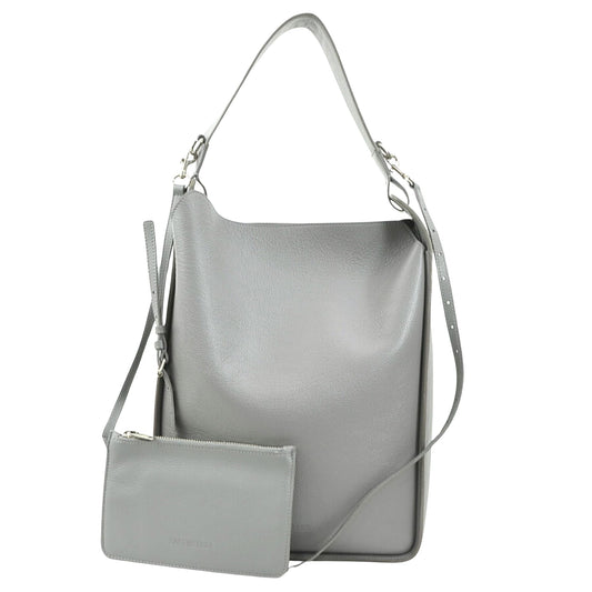 Balenciaga Tool, Grey, Leather, shoulder