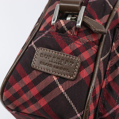 Burberry Nova Check Blue Label Nylon, Burgundy, Nylon, Shoulder Bag