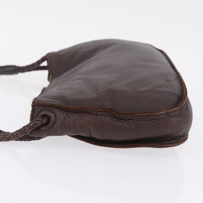Bottega Veneta Shoulder Leather, Brown, Leather, Shoulder Bag