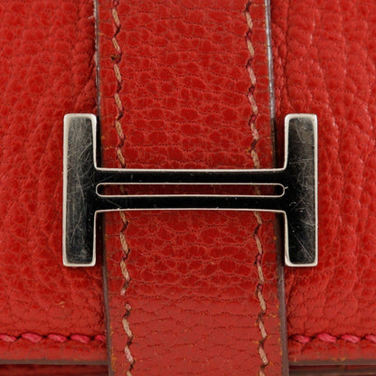 Hermès Béarn, Red, Leather, wallet