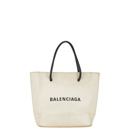 Balenciaga Cabas, White, Leather, tote
