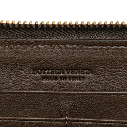 Bottega Veneta Intrecciato, Brown, Leather, wallet