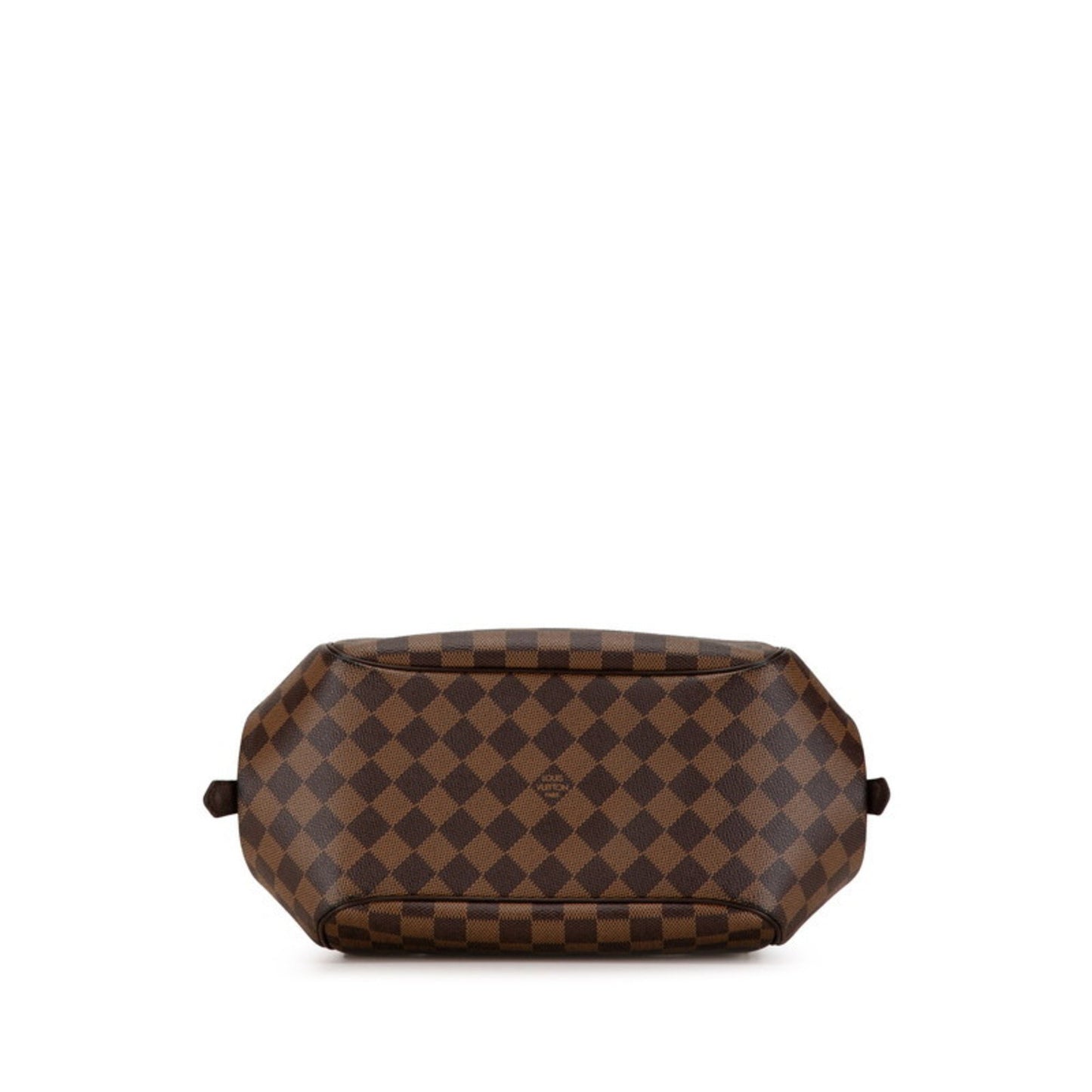 Louis Vuitton Belem PM, Brown, Canvas, shoulder