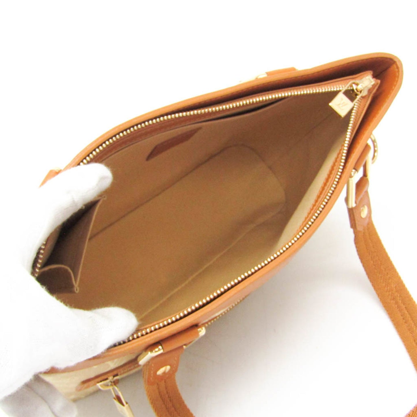Louis Vuitton Lucille, Beige, Canvas, tote