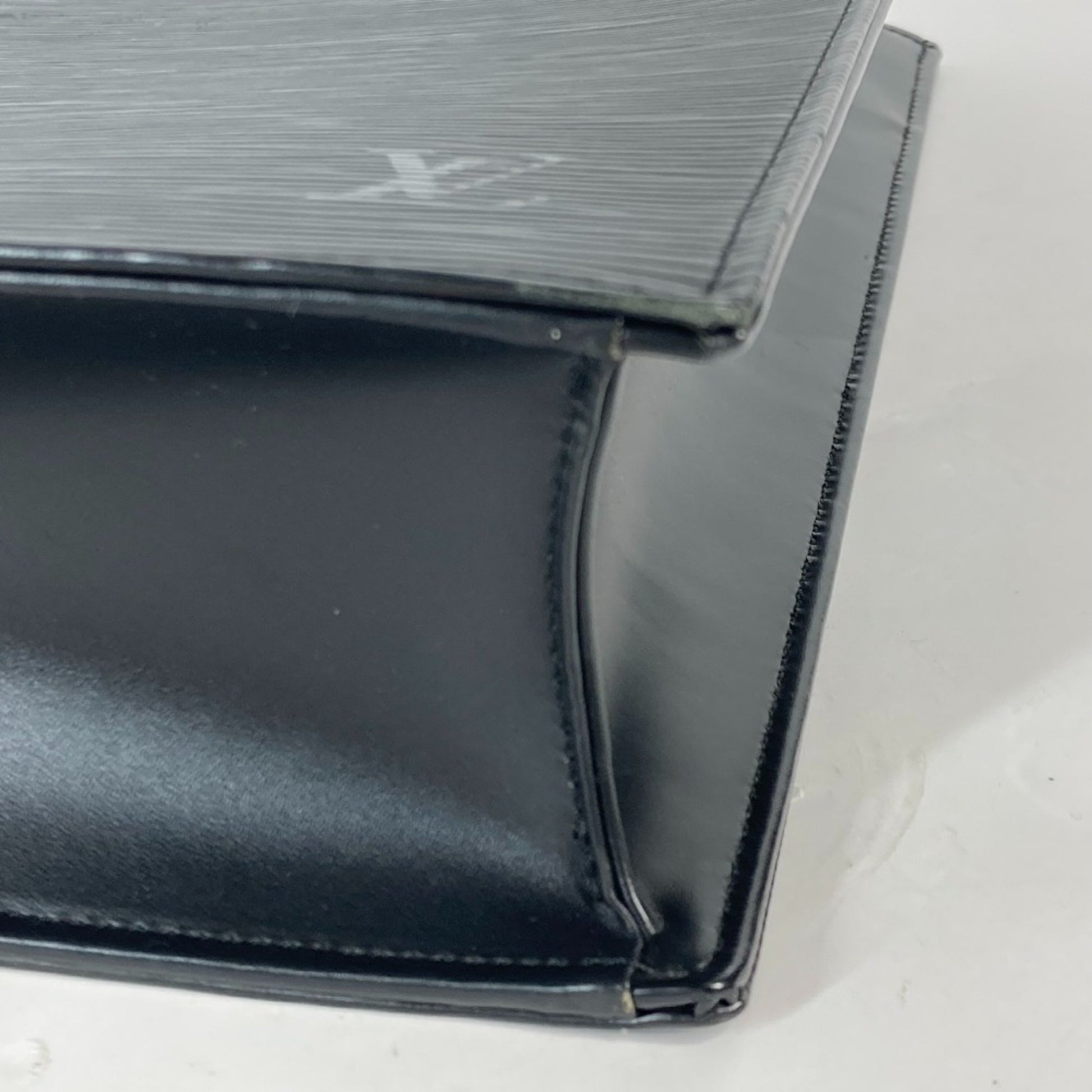 Louis Vuitton Ombre, Black, Leather, handbag