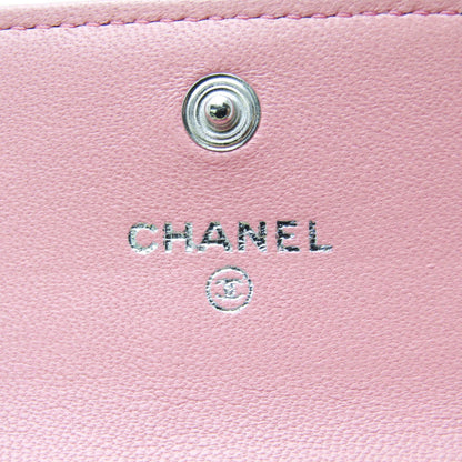 Chanel Camellia, Pink, Leather, wallet