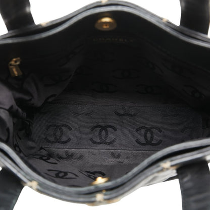 Chanel Wild stitch, Black, Leather, tote