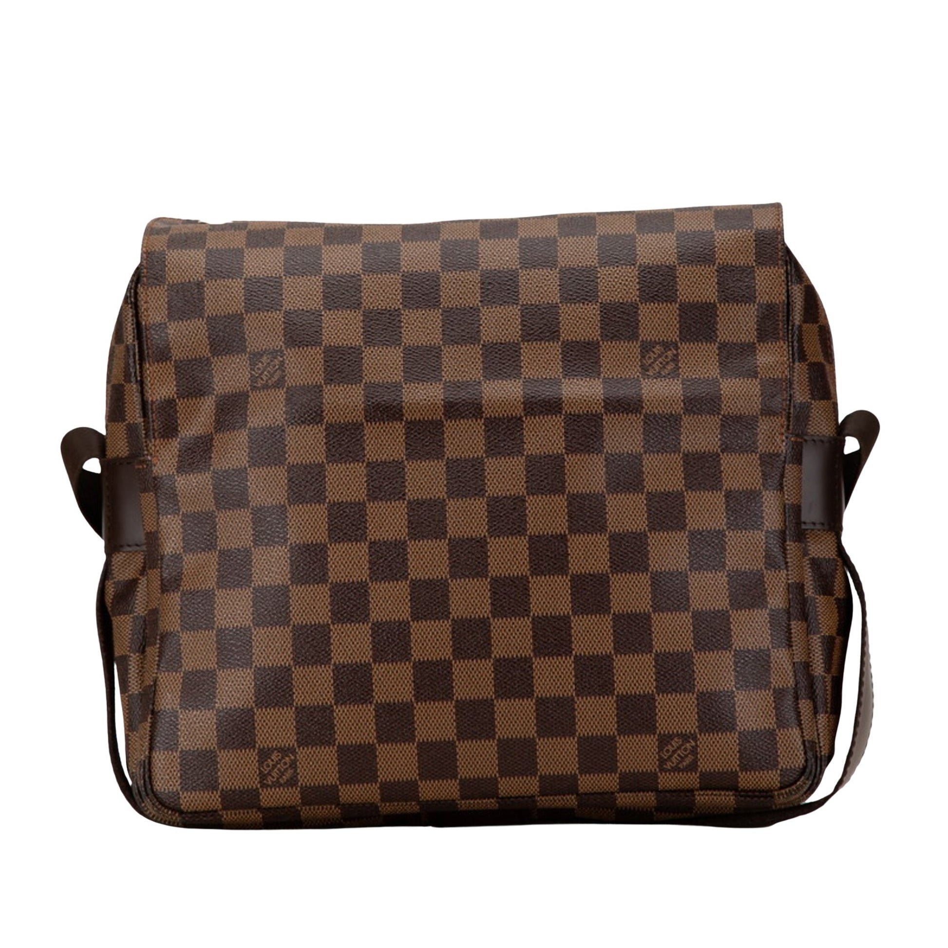Louis Vuitton Naviglio, Brown, Canvas, shoulder