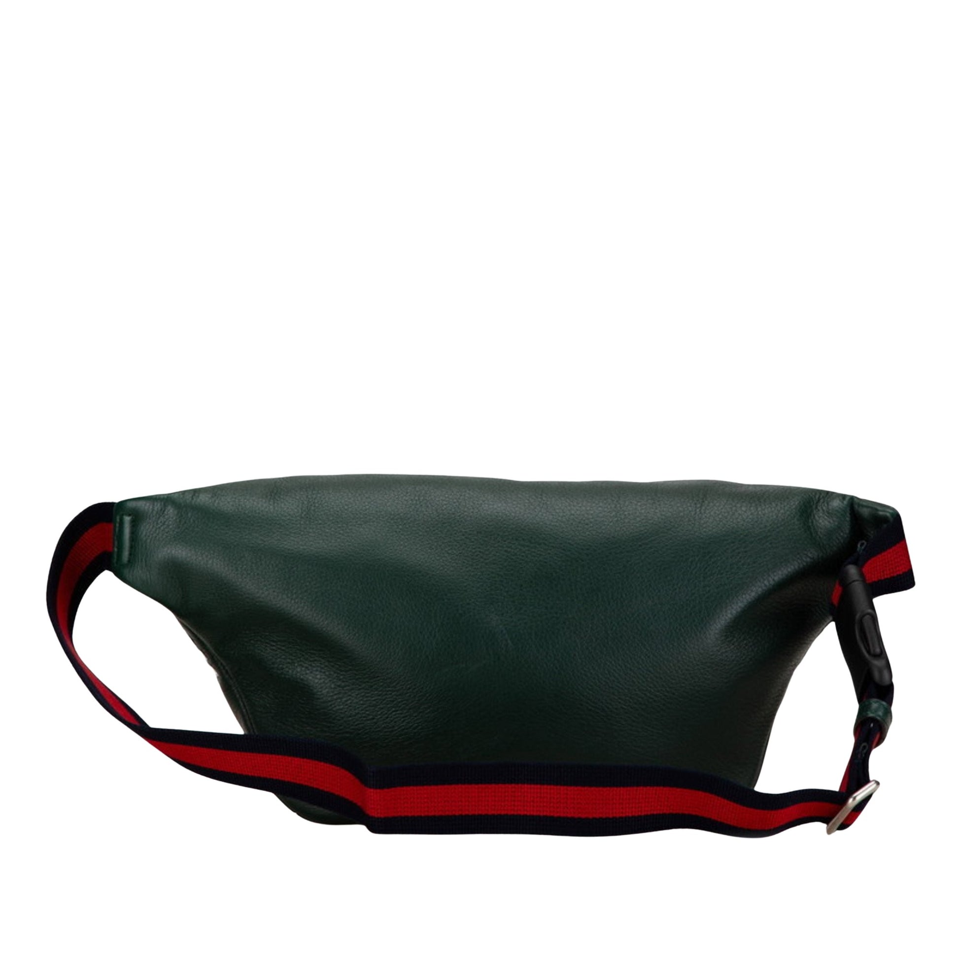 Gucci Ophidia, Green, Leather, shoulder