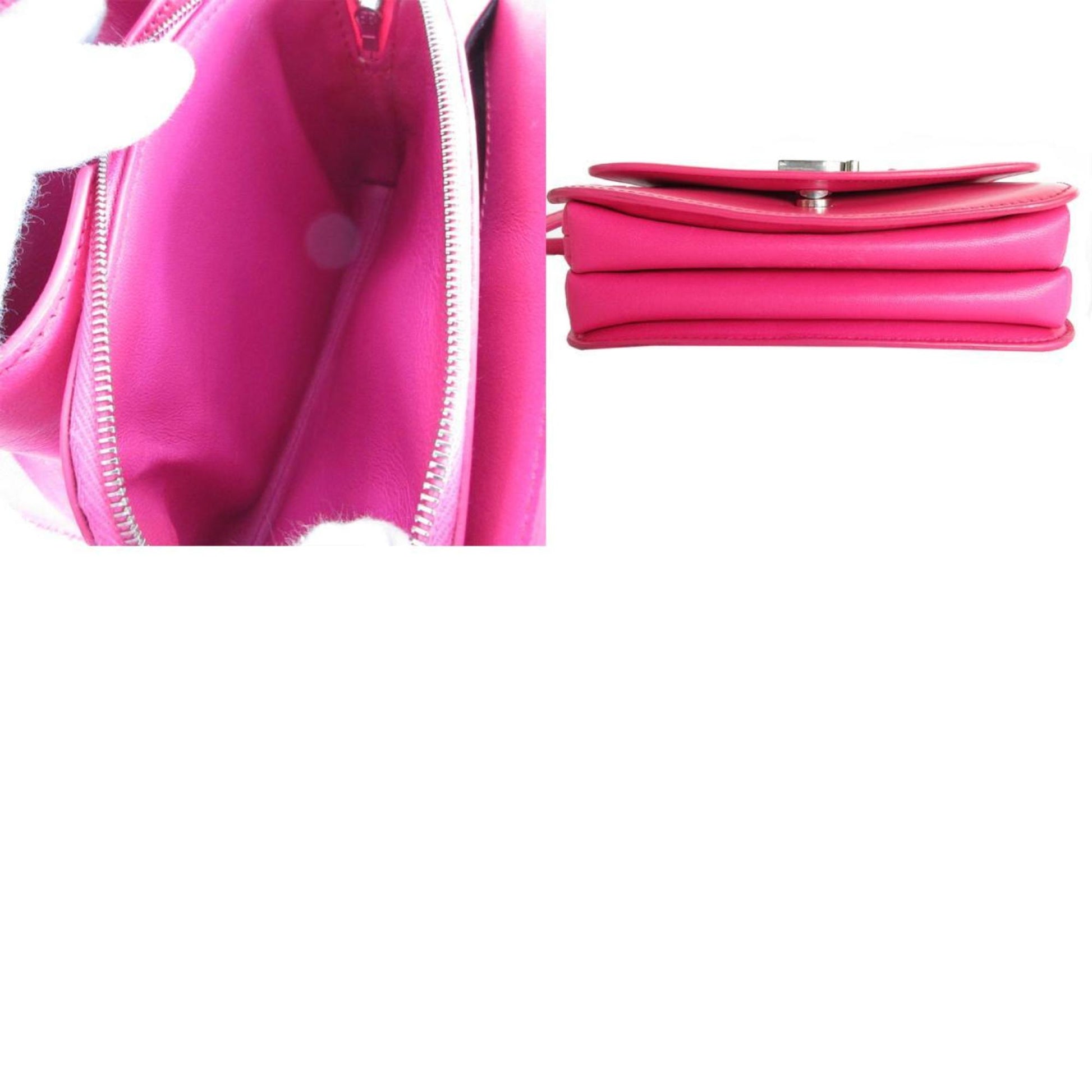Balenciaga, Pink, Leather, shoulder