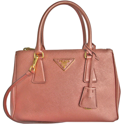 Prada Galleria, Pink, Leather, handbag