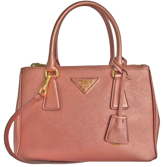 Prada Galleria, Pink, Leather, handbag