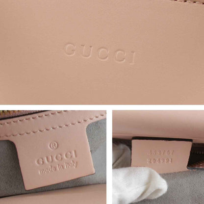 Gucci Nymphaea, Pink, Leather, handbag