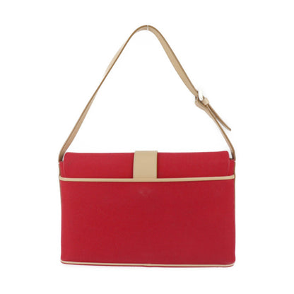Burberry, Red, Canvas, shoulder