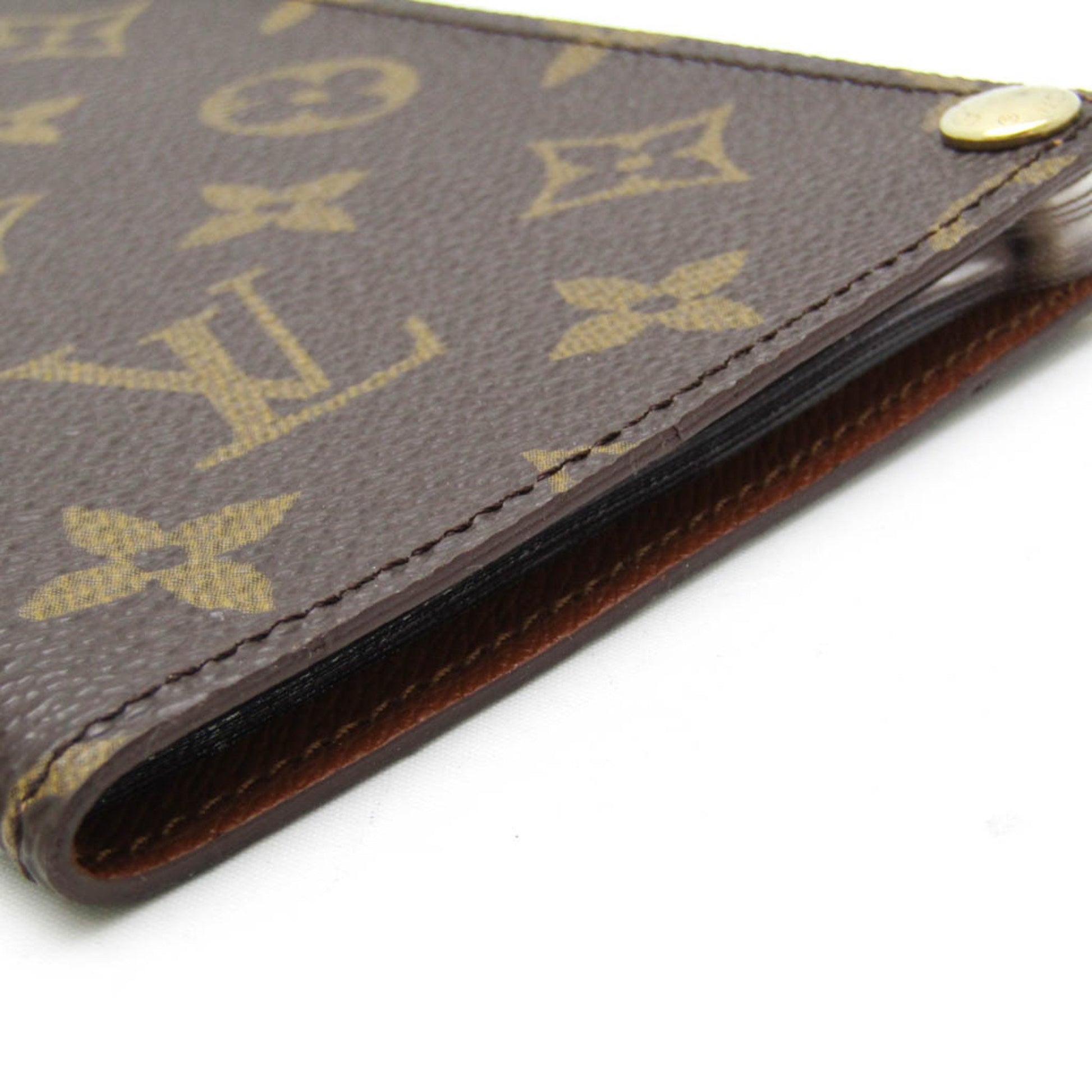 Louis Vuitton, Brown, Canvas, wallet