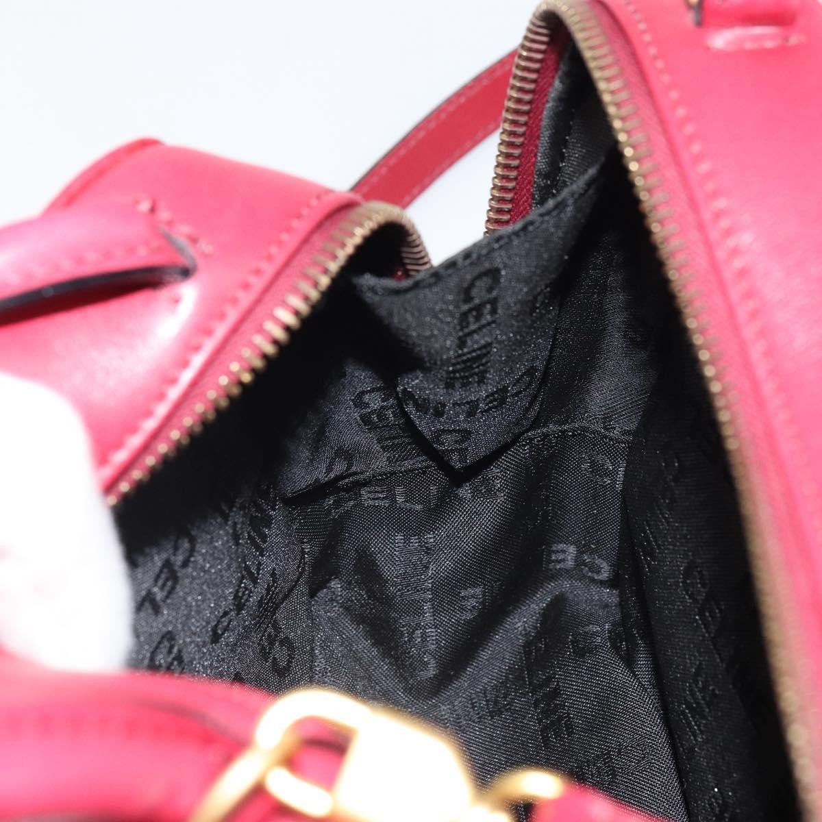 Celine Handbag Leather, Red, Leather, Handbag