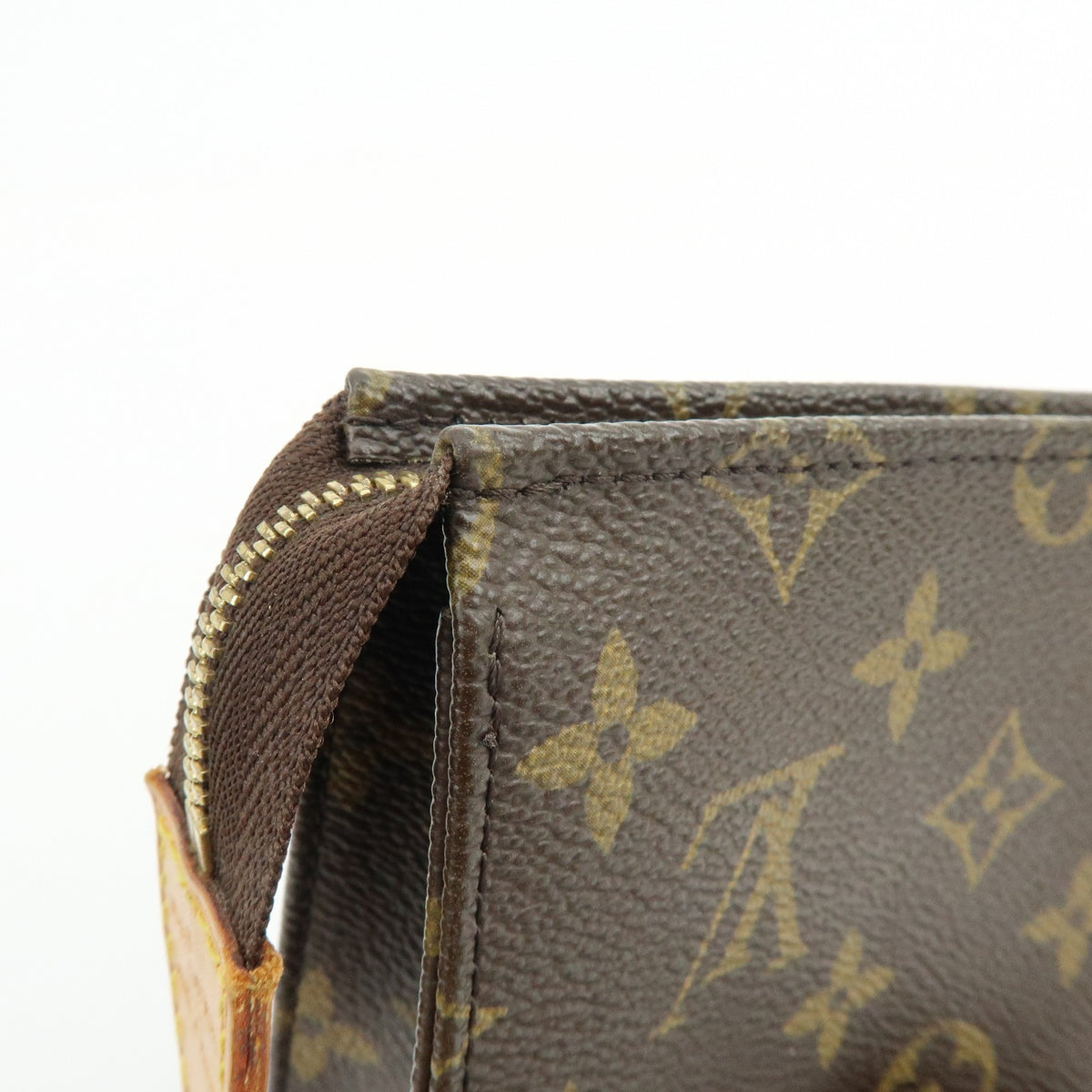 Louis Vuitton Toiletry Pouch Monogram Canvas, Brown, Canvas, Clutch