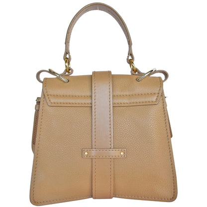 Chloé Aby, Beige, Leather, handbag