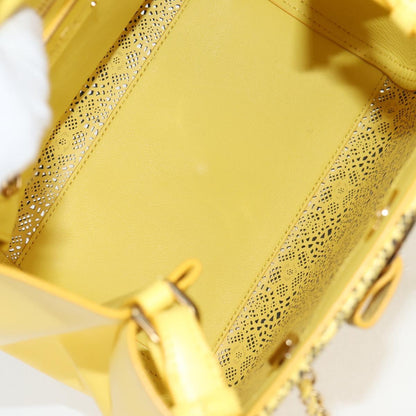 Salvatore Ferragamo Vara, Yellow, Leather, shoulder