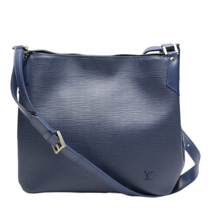 Louis Vuitton Mandala, Navy, Leather, shoulder