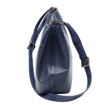 Louis Vuitton Mandala, Navy, Leather, shoulder