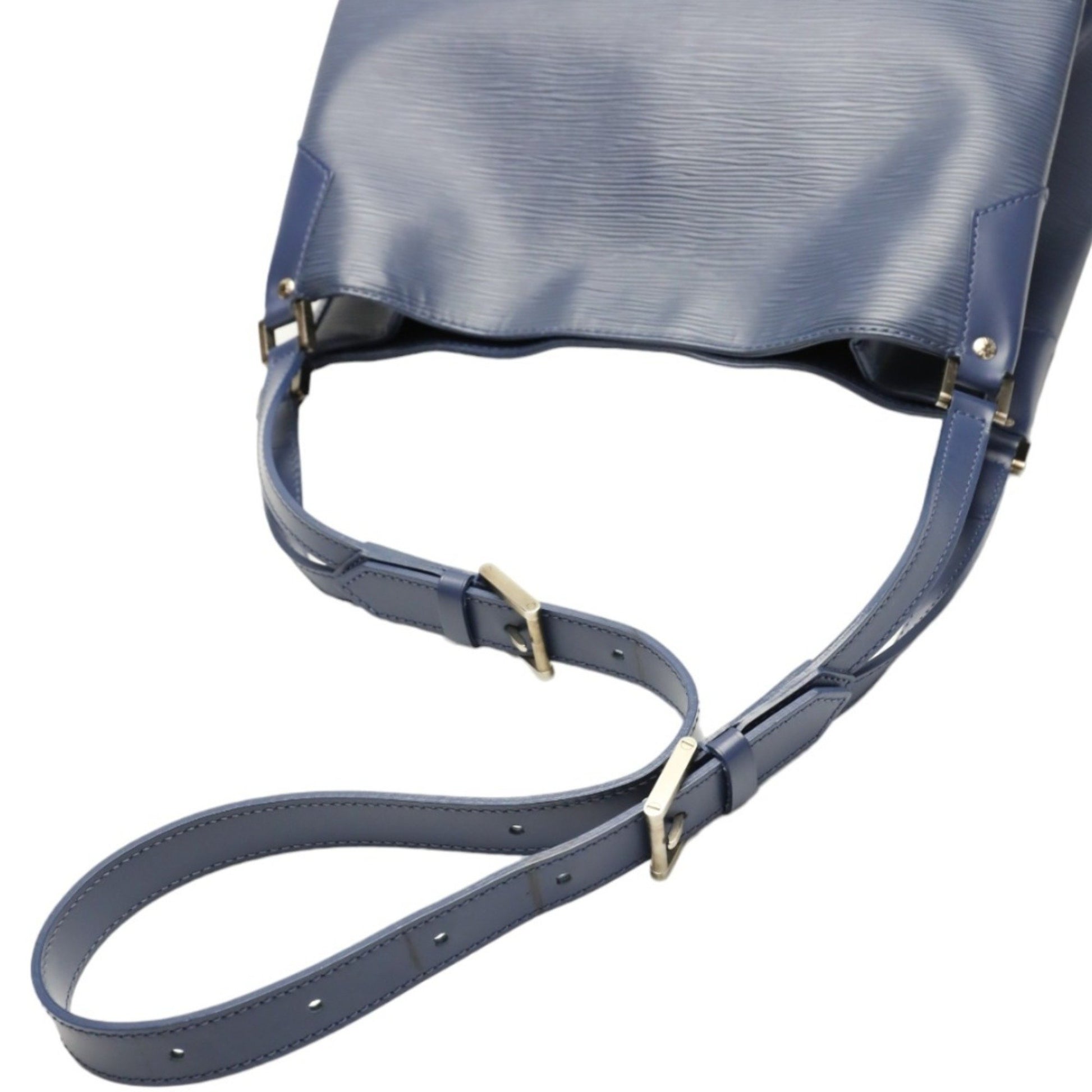 Louis Vuitton Mandala, Navy, Leather, shoulder