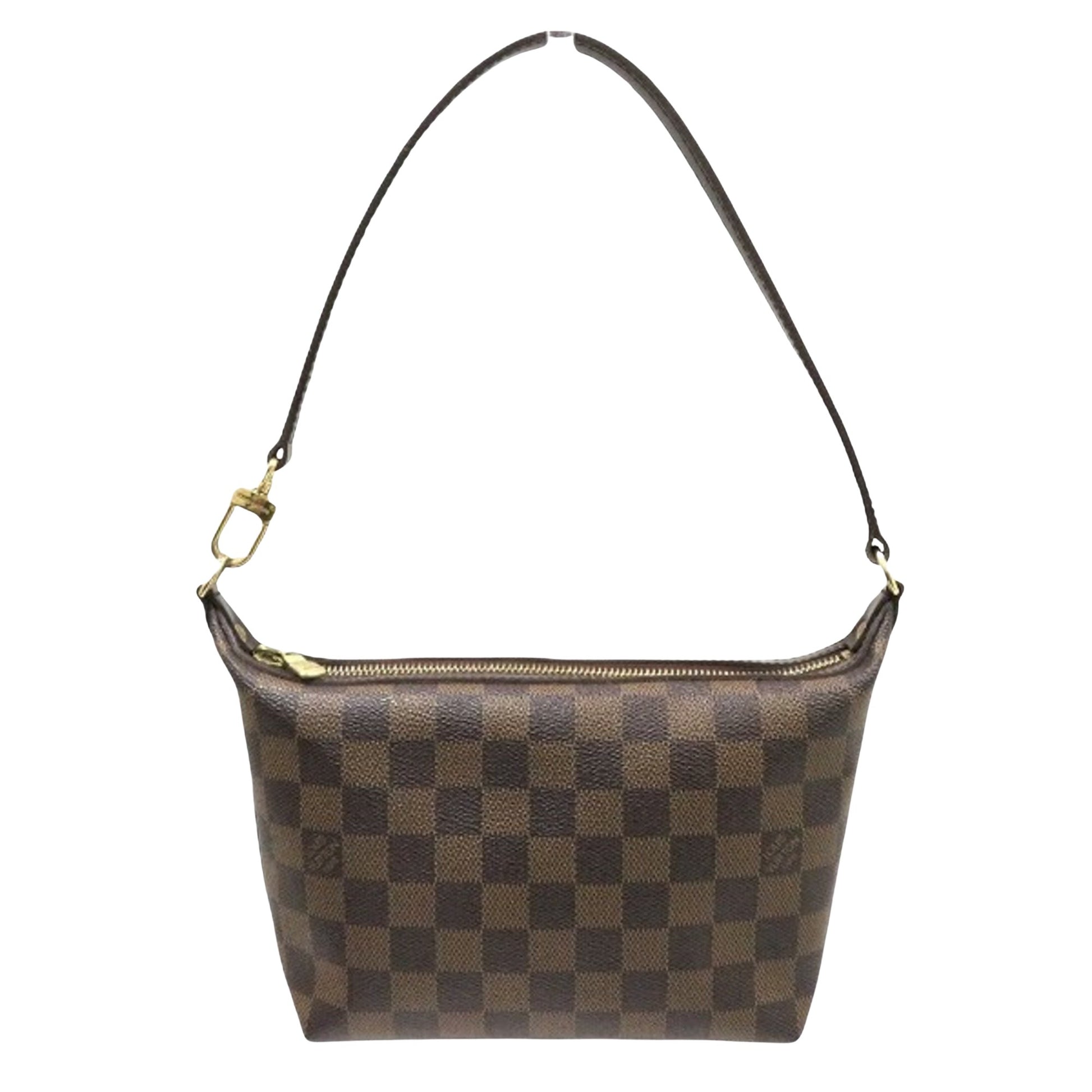 Louis Vuitton Irovo, Brown, Canvas, shoulder