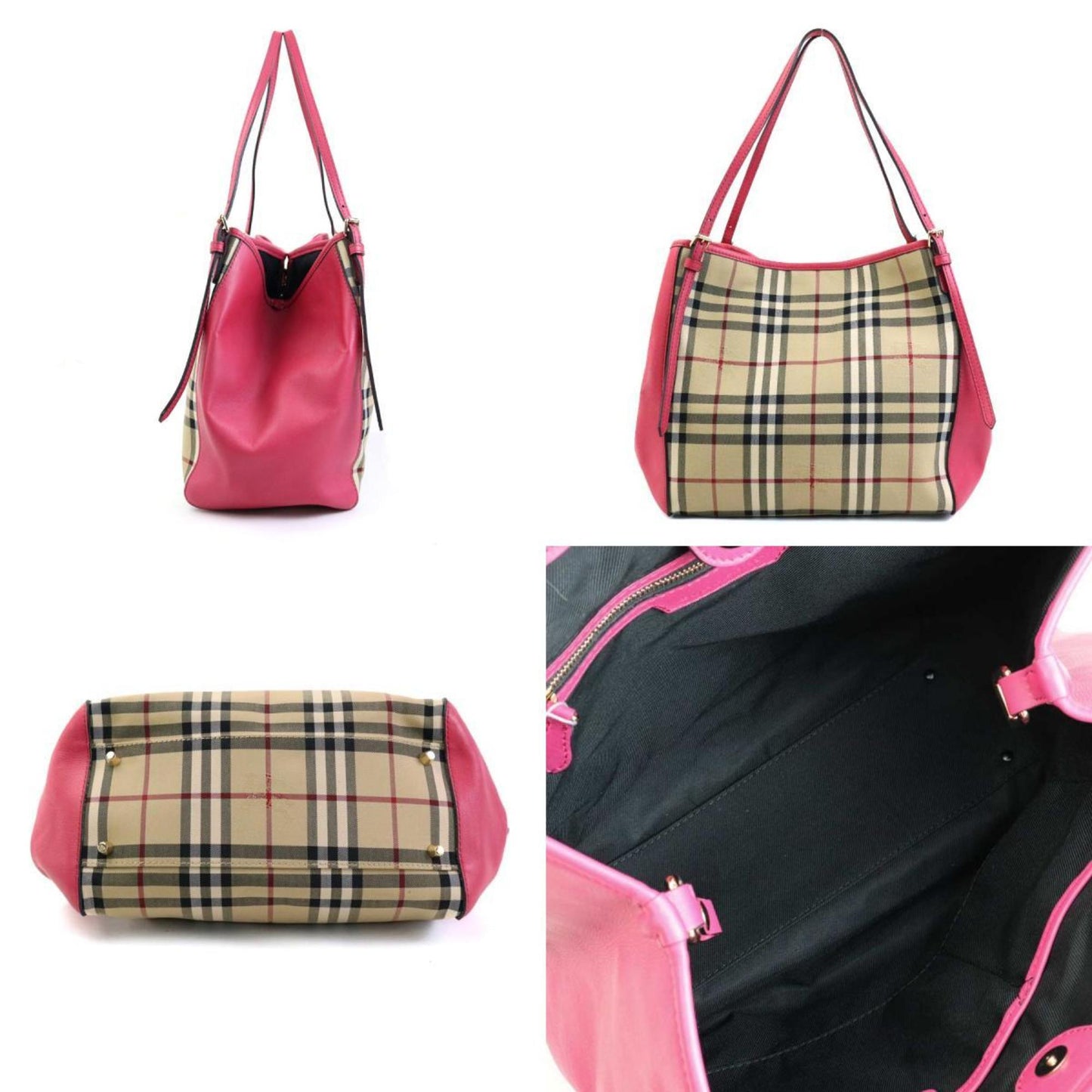 Burberry Nova Check, Beige, Canvas, shoulder