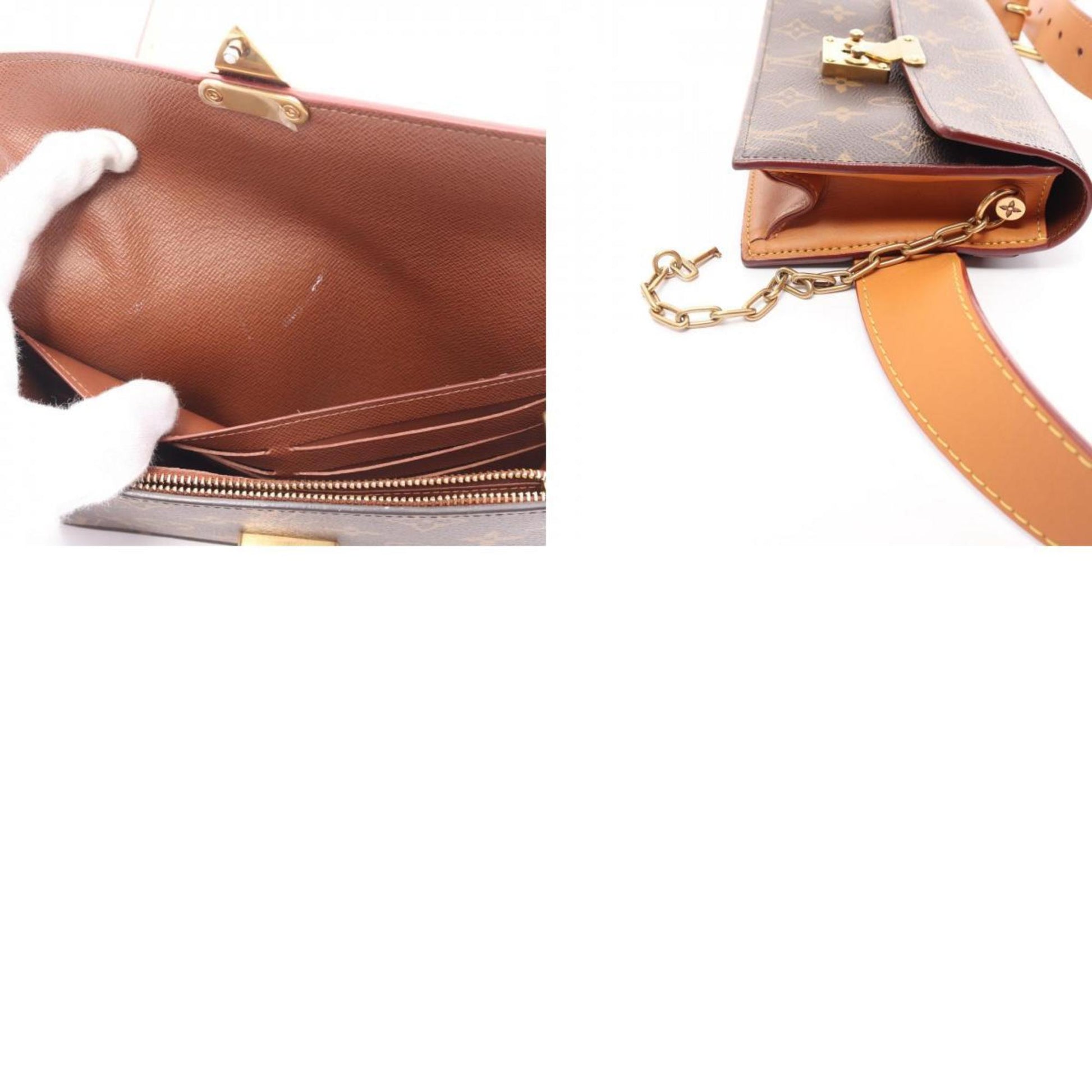 Louis Vuitton Bum Bag / Sac Ceinture, Brown, Canvas, clutch