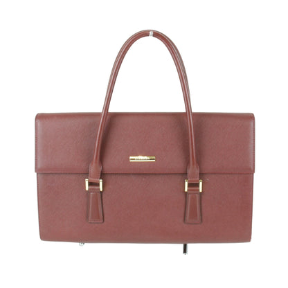 Burberry, Burgundy, Leather, handbag