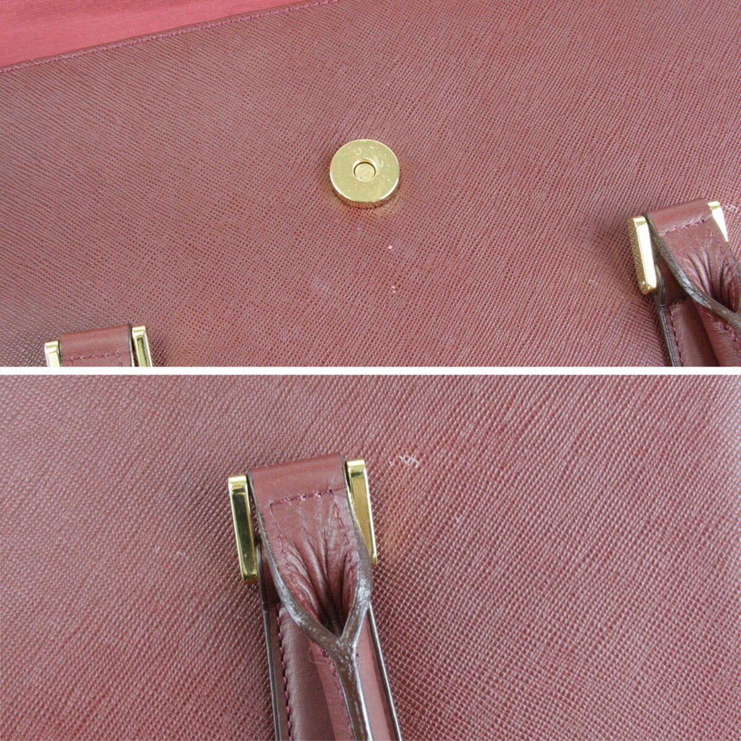 Burberry, Burgundy, Leather, handbag