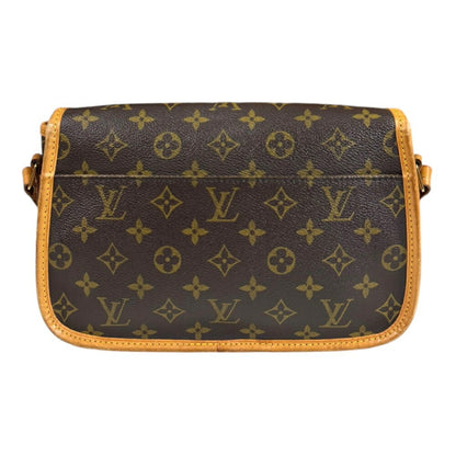 Louis Vuitton Sologne, Brown, Canvas, shoulder