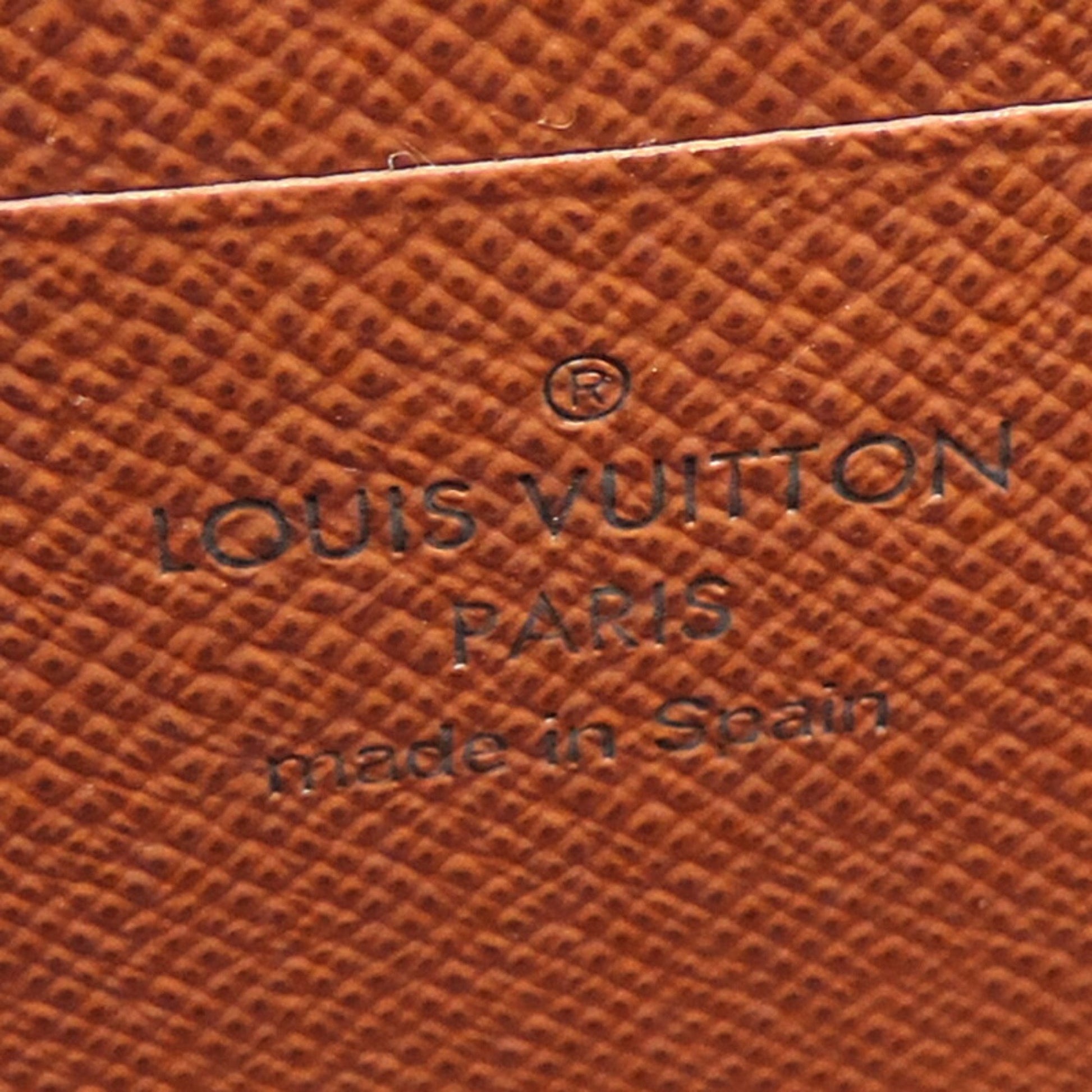 Louis Vuitton Zippy, Brown, Canvas, wallet