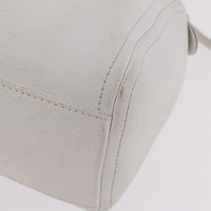 Celine Handbag Leather, White, Leather, Handbag