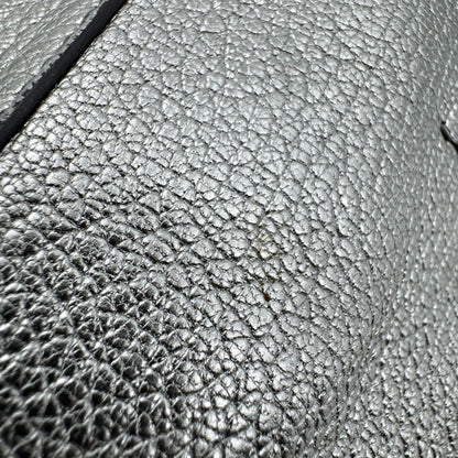 Balenciaga Everyday Patent, Silver, Leather, Tote Bag