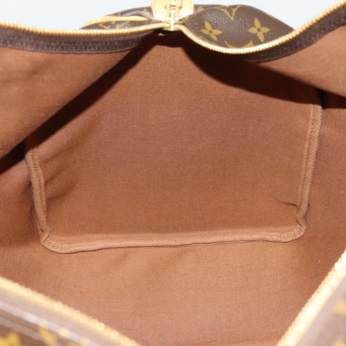 Louis Vuitton Keepall 55, Brown, Canvas, travel