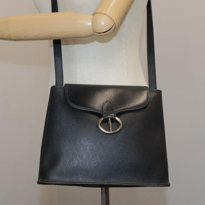Dior Honeycomb, Black, Leather, shoulder
